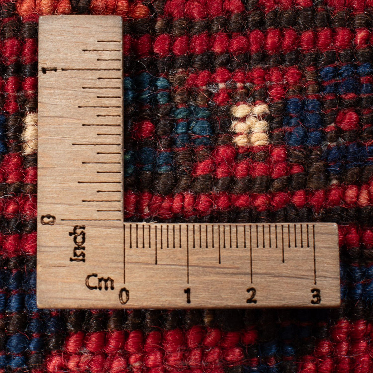 Tapis de couloir Tapis afghan - 205 x 82 cm - rouge