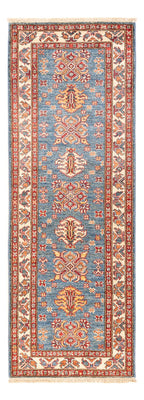 Tapis de couloir Tapis Ziegler - Kazak - 202 x 72 cm - bleu