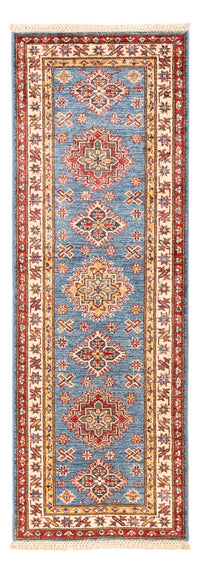 Tapis de couloir Tapis Ziegler - Kazak - 178 x 60 cm - bleu