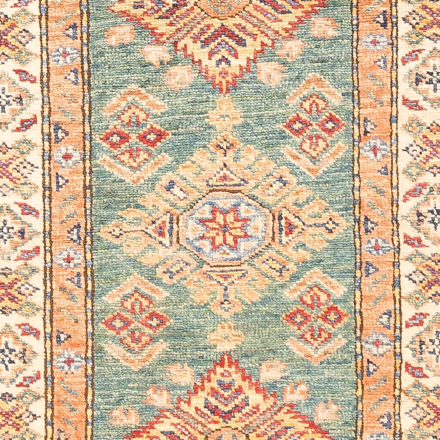 Tapis de couloir Tapis Ziegler - Kazak - 178 x 58 cm - vert clair
