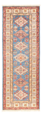 Tapis de couloir Tapis Ziegler - Kazak - 177 x 63 cm - bleu clair