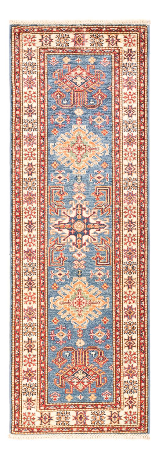 Tapis de couloir Tapis Ziegler - Kazak - 189 x 63 cm - bleu