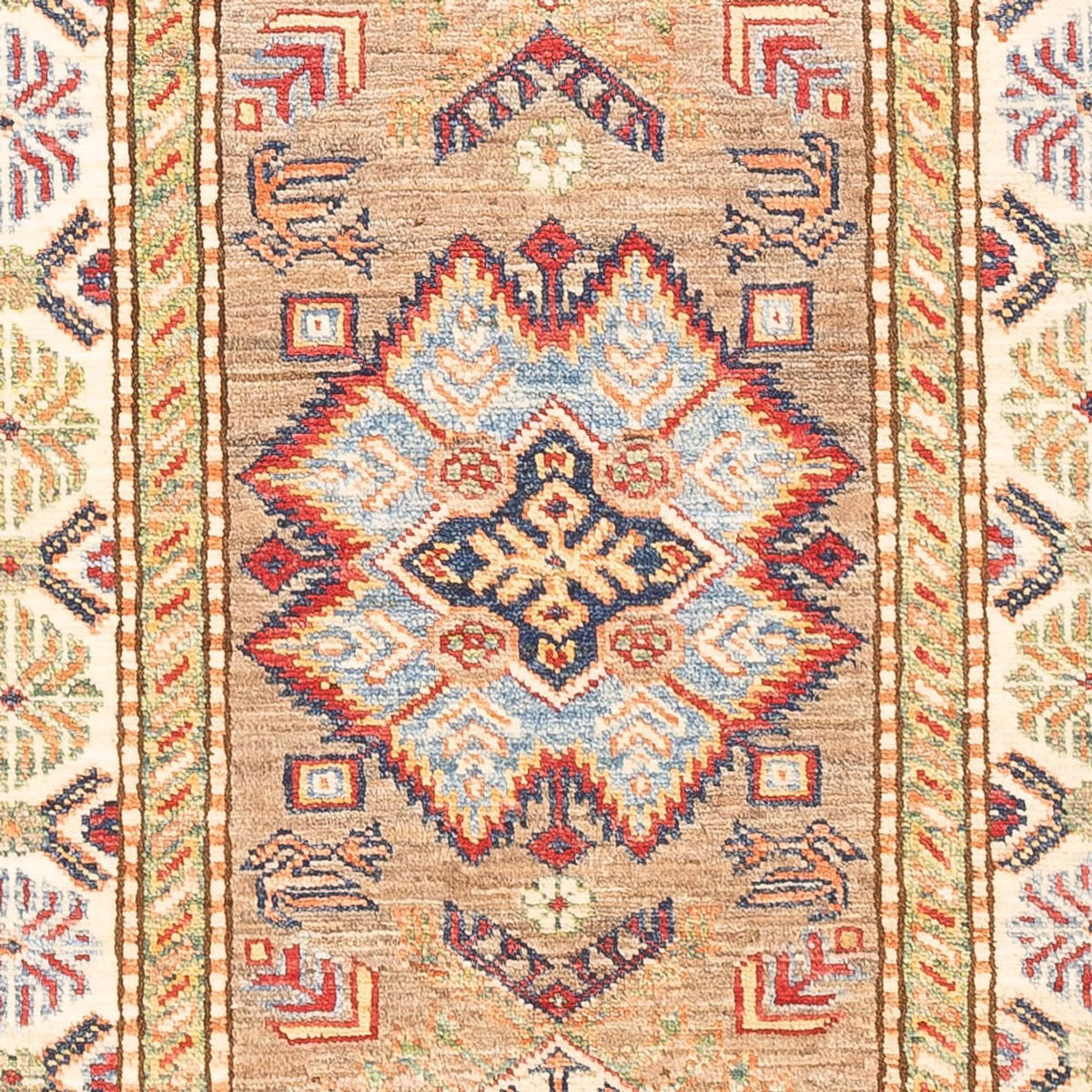Tapis de couloir Tapis Ziegler - Kazak - 201 x 72 cm - beige
