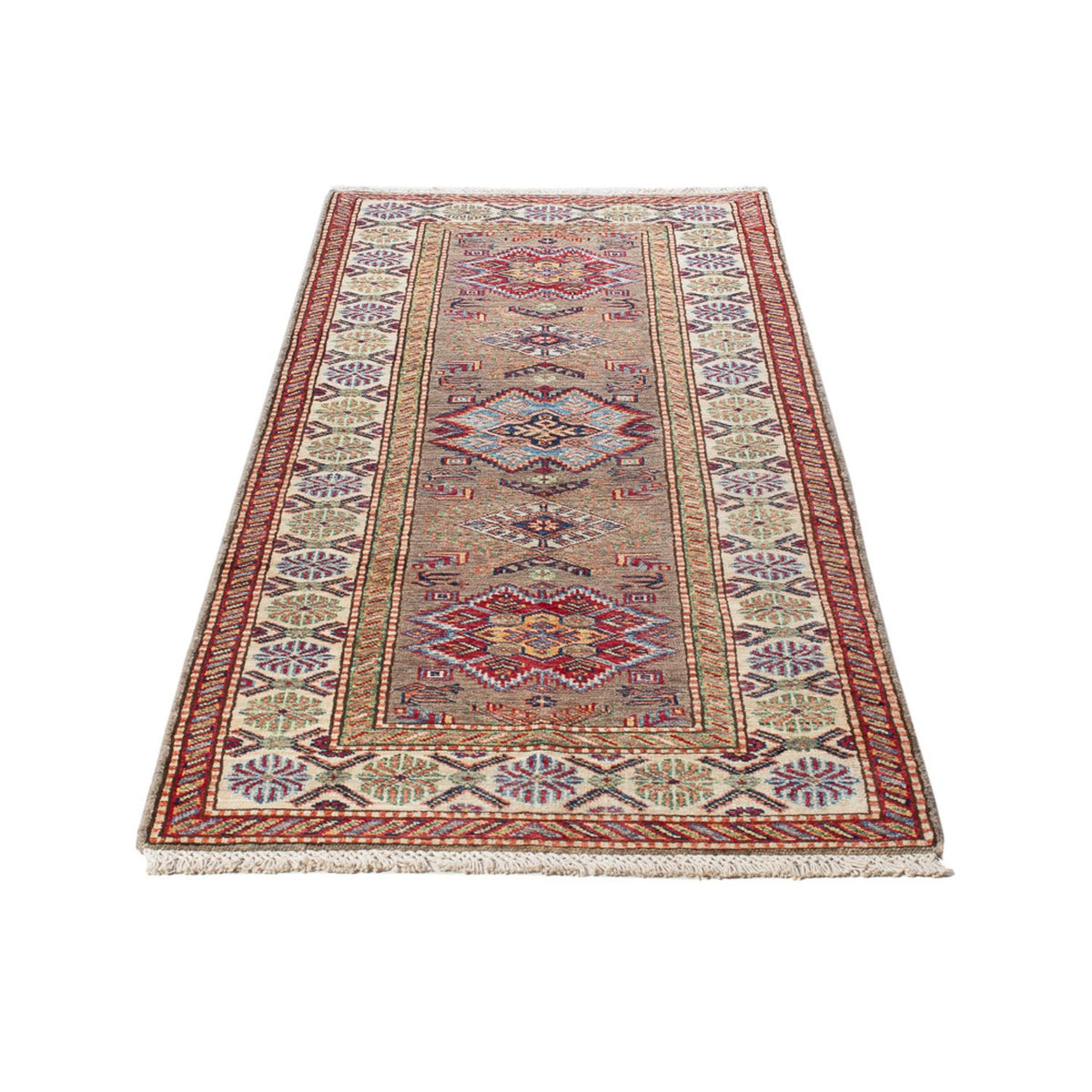 Tapis de couloir Tapis Ziegler - Kazak - 201 x 72 cm - beige