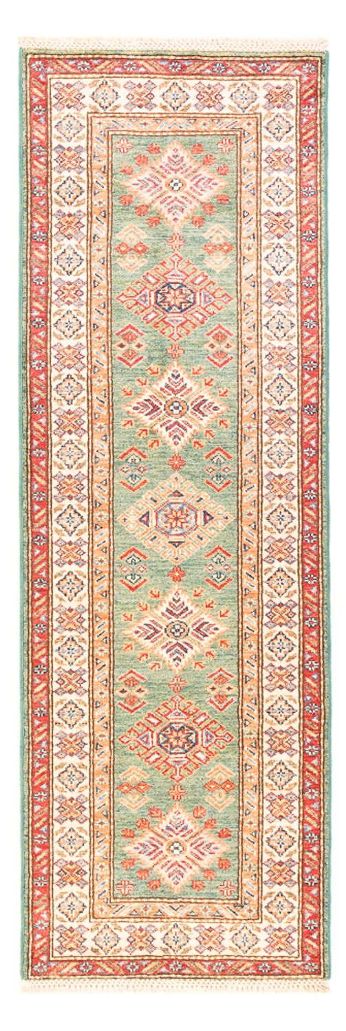 Tapis de couloir Tapis Ziegler - Kazak - 184 x 59 cm - vert clair