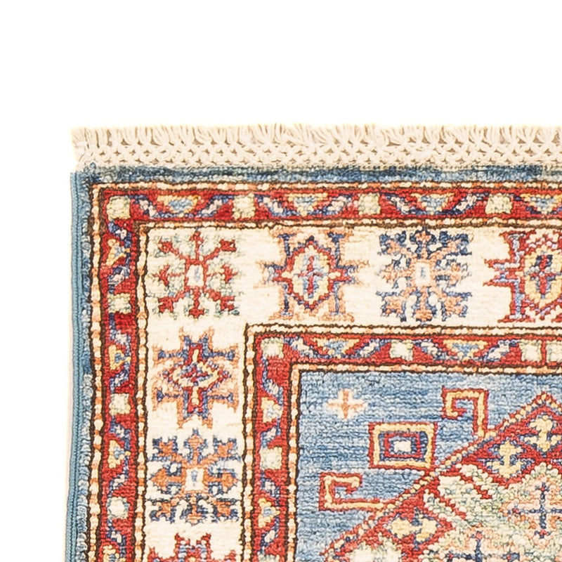 Tapis de couloir Tapis Ziegler - Kazak - 186 x 58 cm - bleu clair