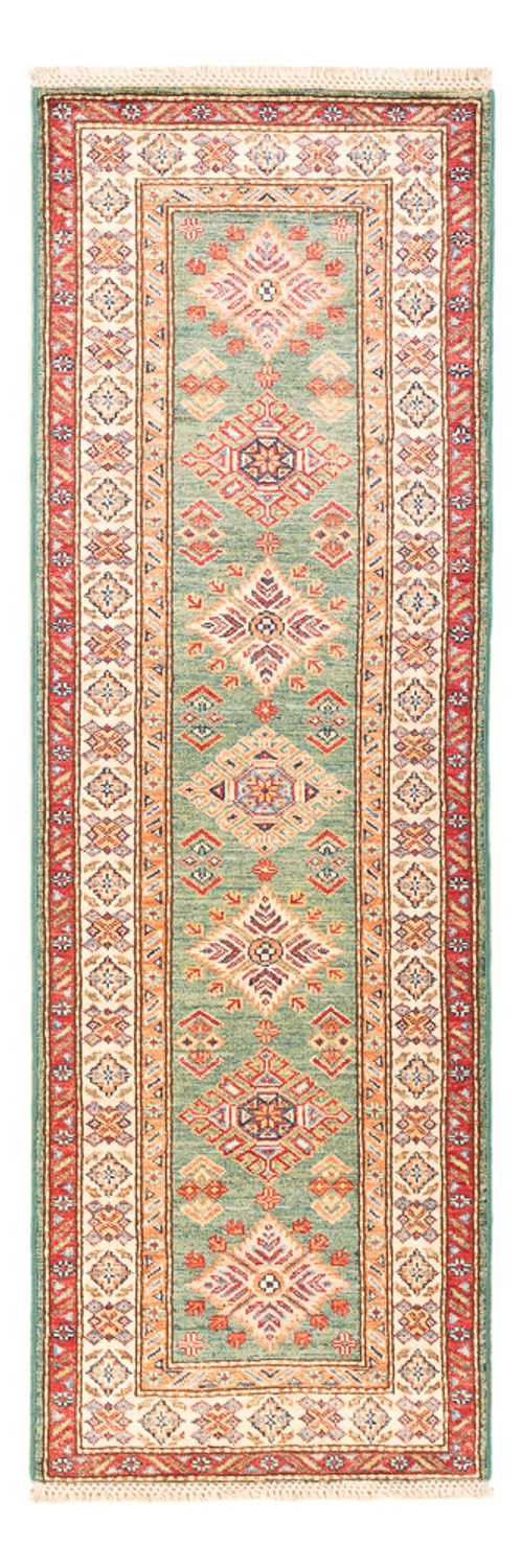 Tapis de couloir Tapis Ziegler - Kazak - 185 x 60 cm - vert clair