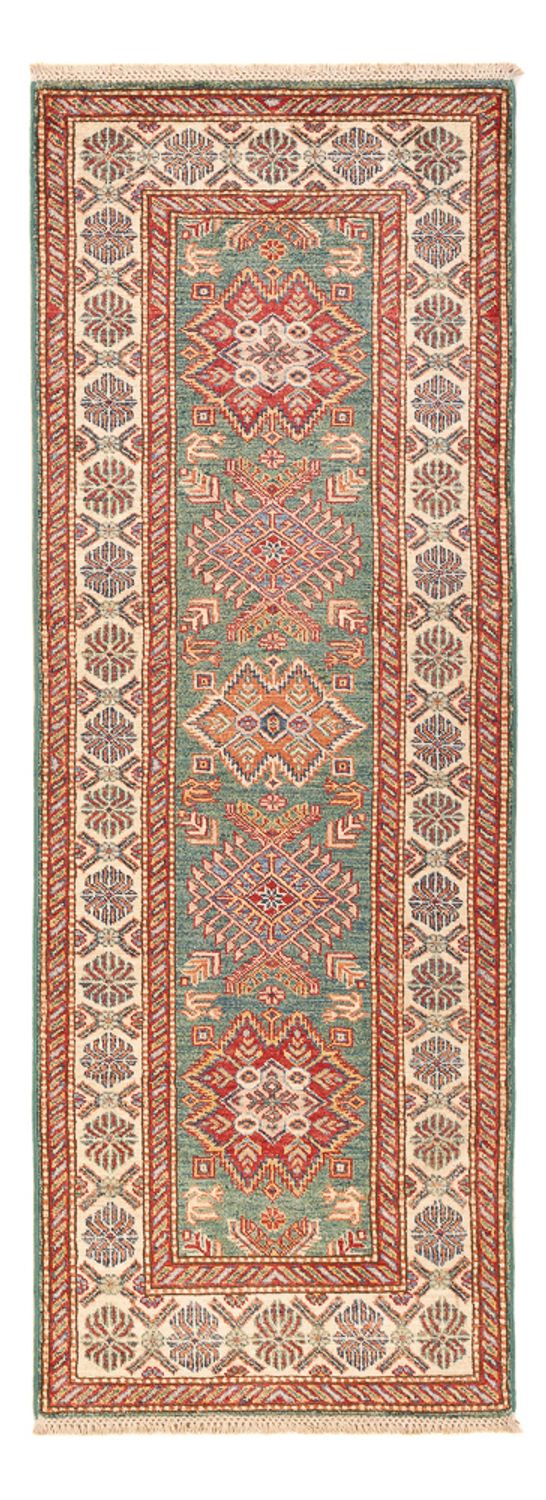 Tapis de couloir Tapis Ziegler - Kazak - 199 x 75 cm - vert foncé