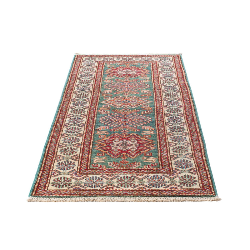 Tapis de couloir Tapis Ziegler - Kazak - 199 x 75 cm - vert foncé