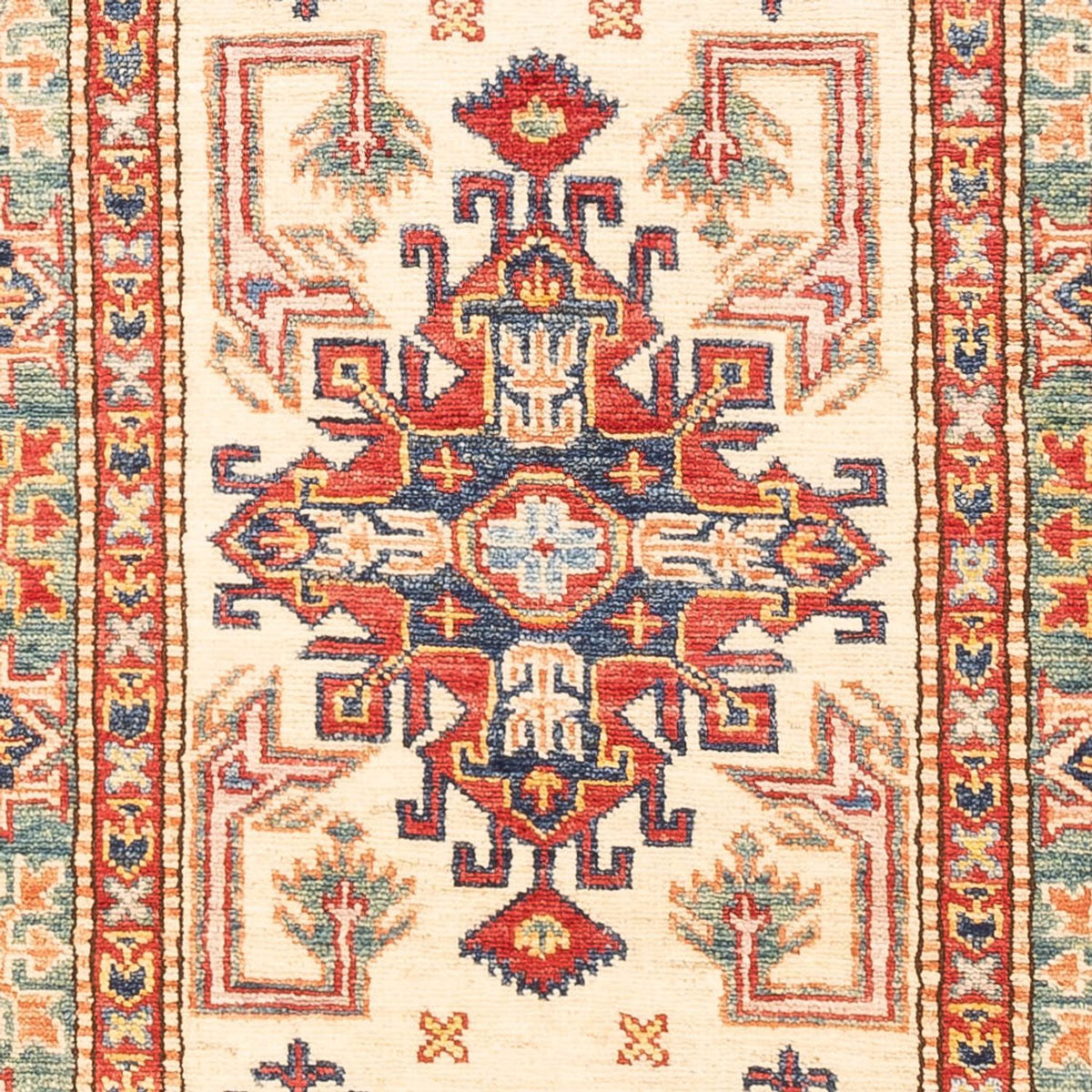Tapis de couloir Tapis Ziegler - Kazak - 204 x 73 cm - beige
