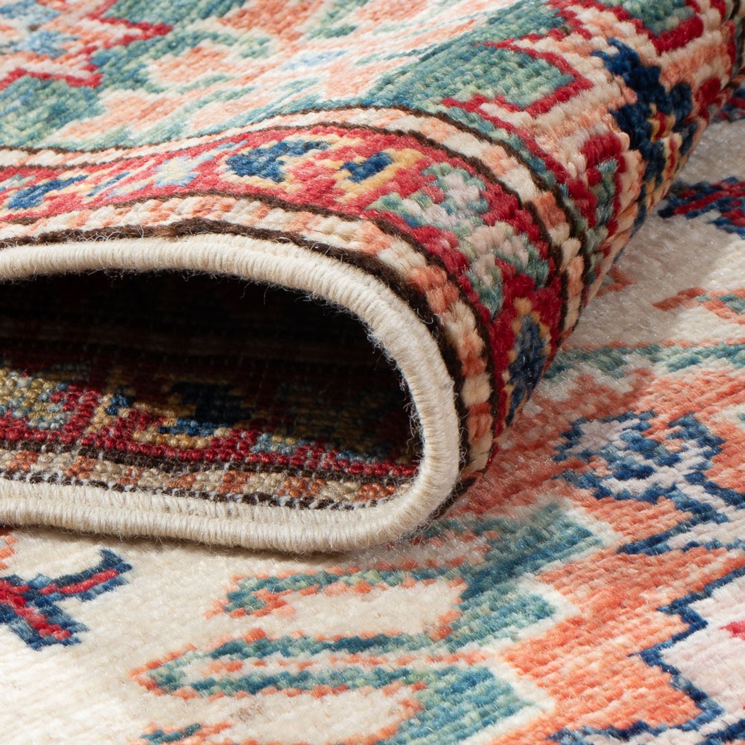 Tapis de couloir Tapis Ziegler - Kazak - 204 x 73 cm - beige