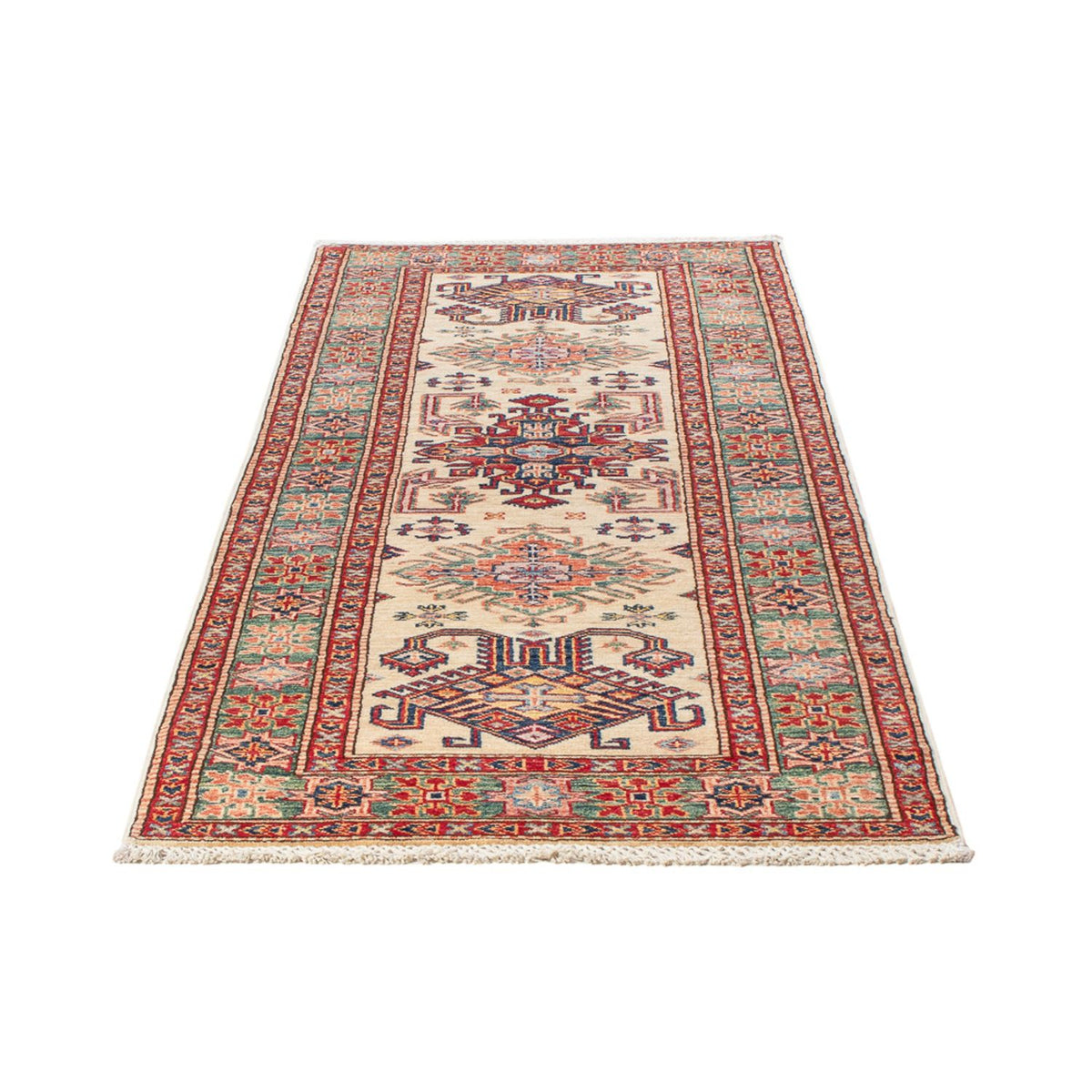 Tapis de couloir Tapis Ziegler - Kazak - 204 x 73 cm - beige