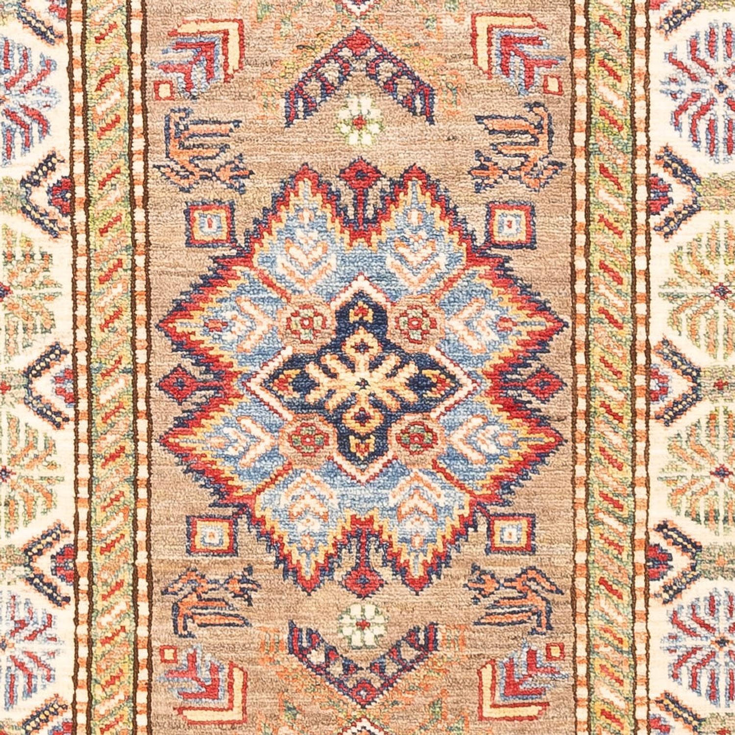 Tapis de couloir Tapis Ziegler - Kazak - 203 x 72 cm - beige