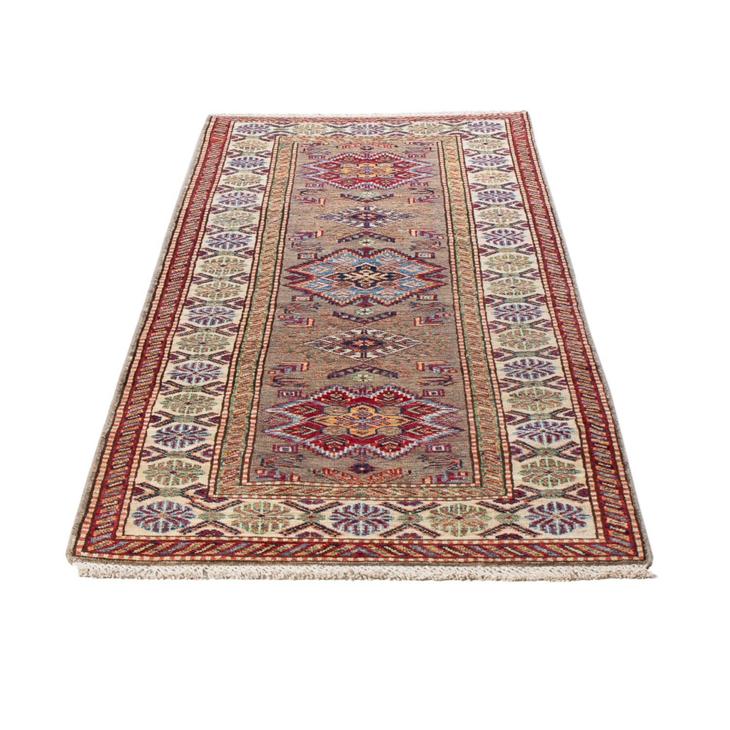 Tapis de couloir Tapis Ziegler - Kazak - 203 x 72 cm - beige