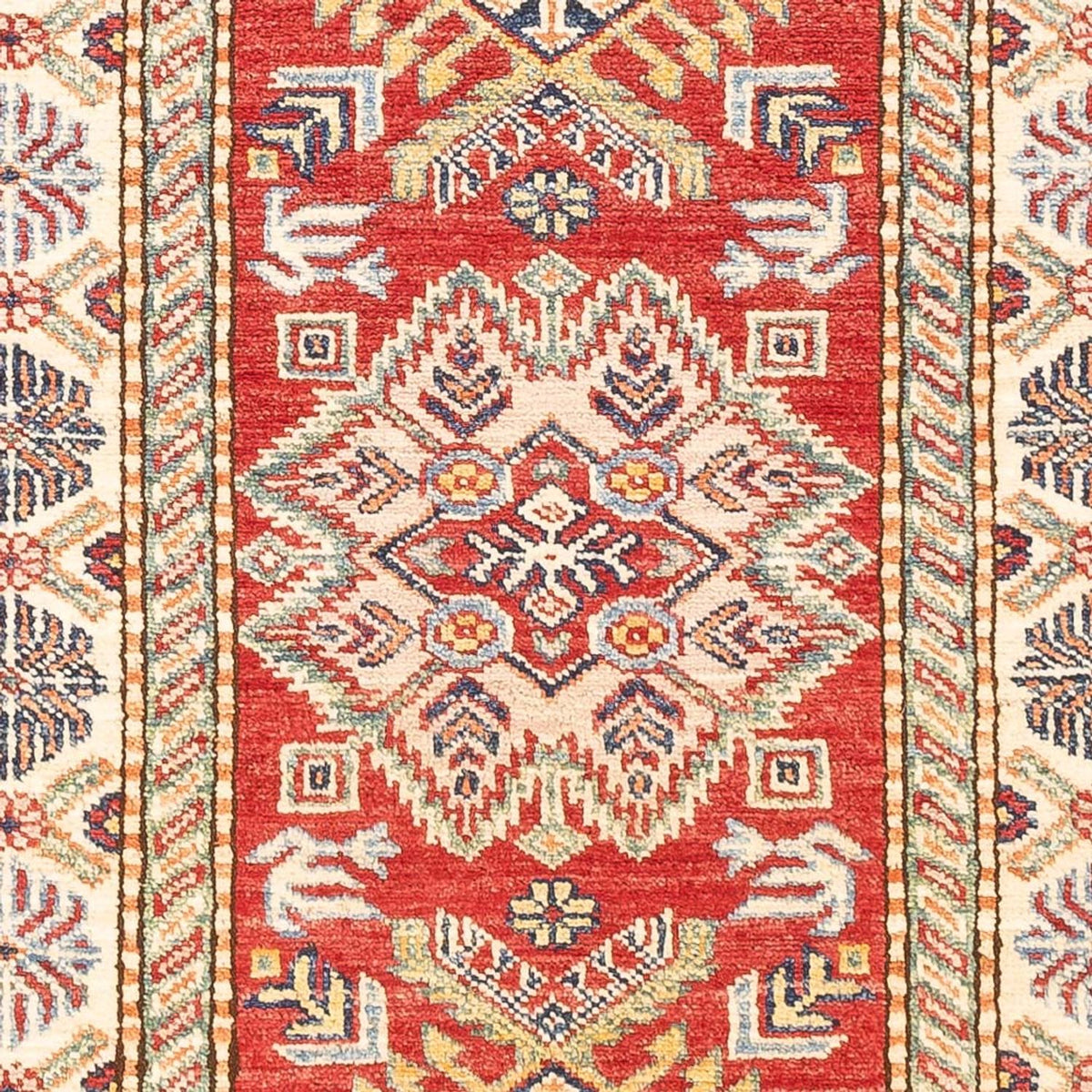 Tapis de couloir Tapis Ziegler - Kazak - 207 x 73 cm - rouge