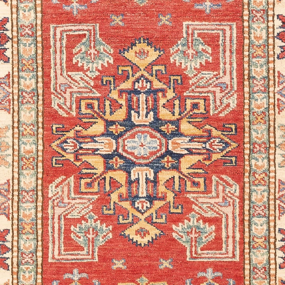 Tapis de couloir Tapis Ziegler - Kazak - 190 x 73 cm - rouge clair