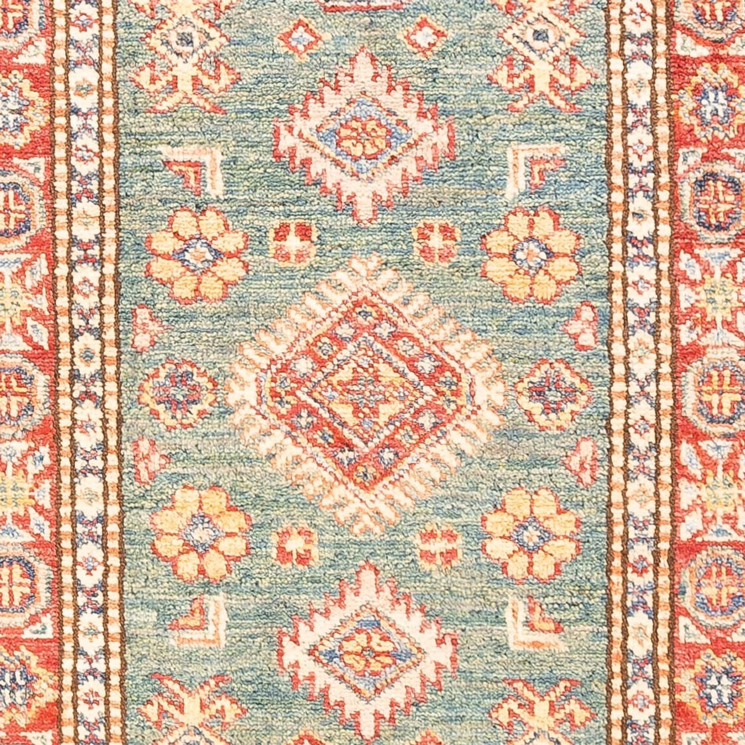 Tapis de couloir Tapis Ziegler - Kazak - 186 x 59 cm - vert clair