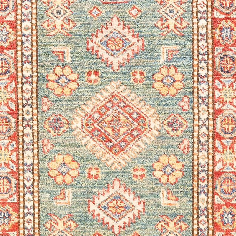 Tapis de couloir Tapis Ziegler - Kazak - 186 x 59 cm - vert clair