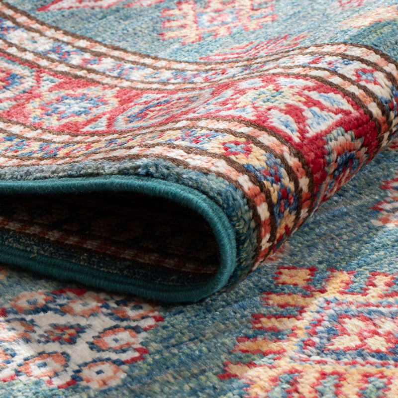 Tapis de couloir Tapis Ziegler - Kazak - 186 x 59 cm - vert clair