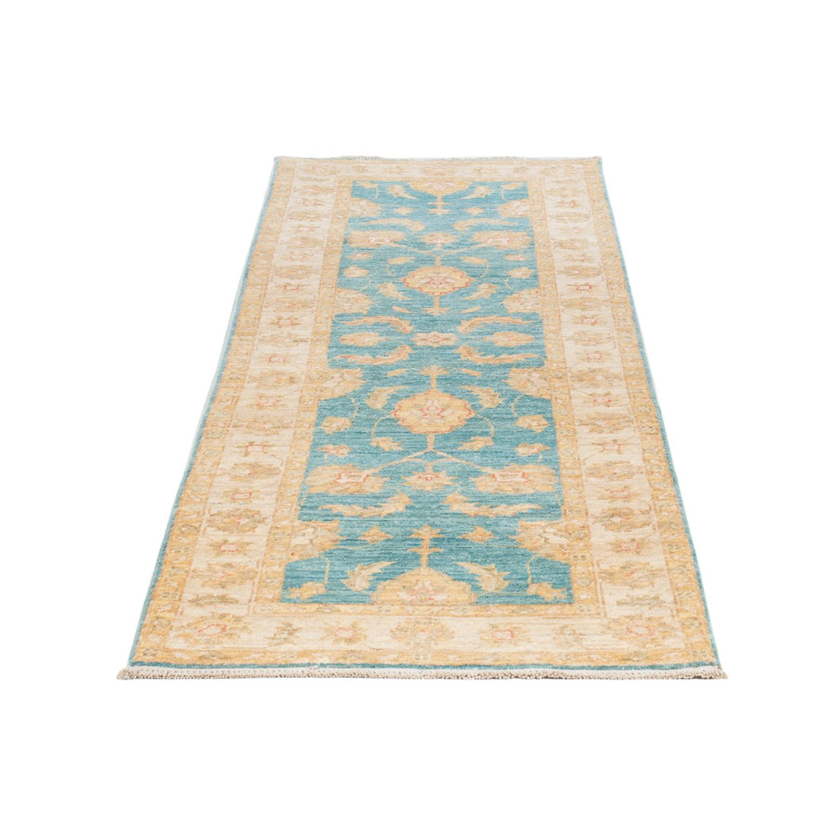 Tapis de couloir Tapis Ziegler - 208 x 61 cm - turquoise