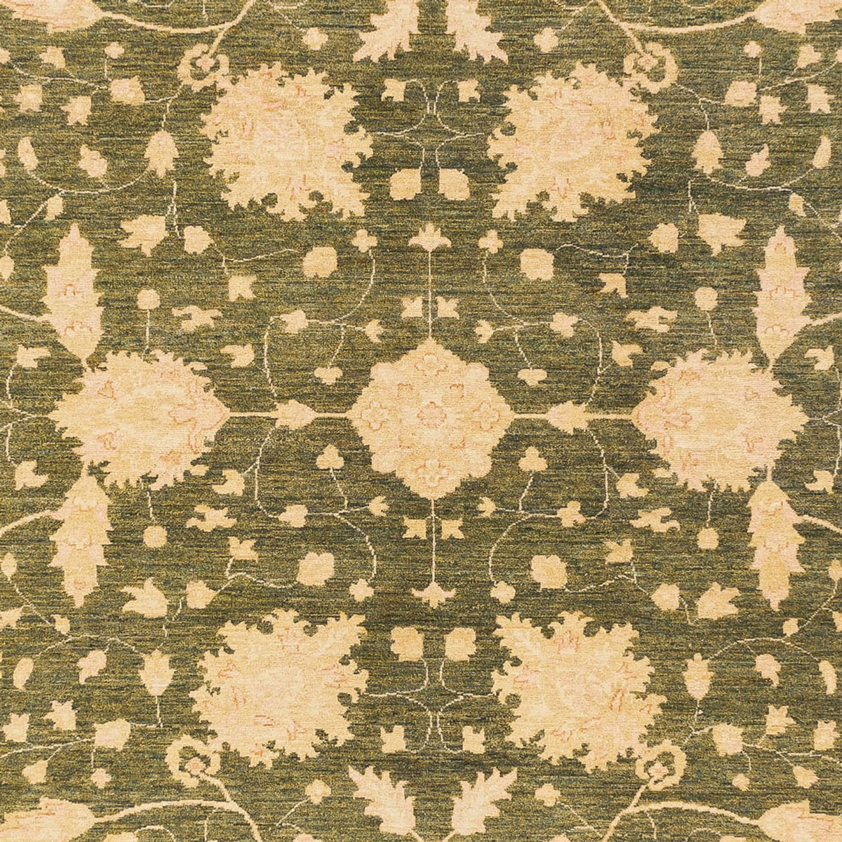 Tapis Ziegler - 404 x 307 cm - vert olive