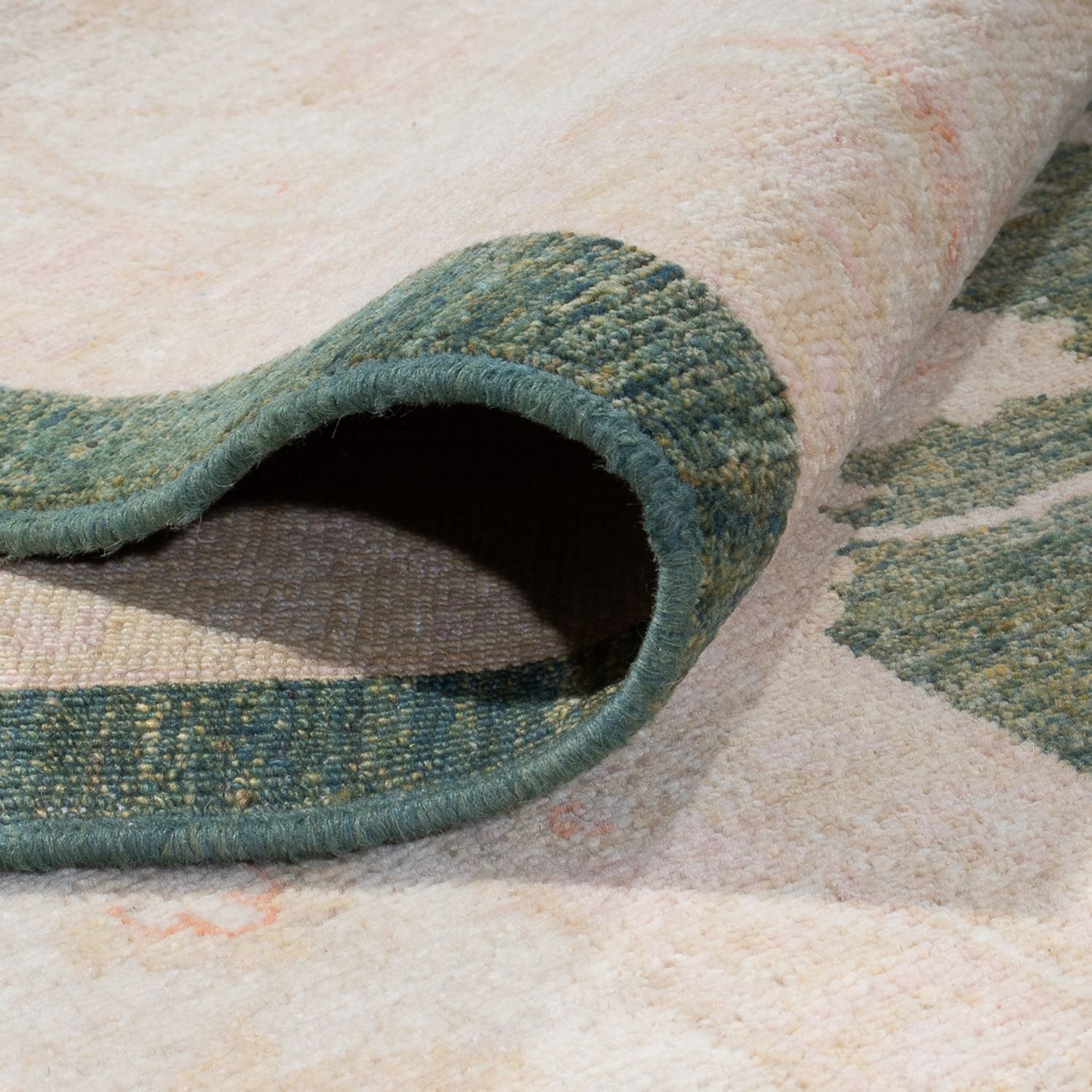 Tapis Ziegler - 404 x 307 cm - vert olive