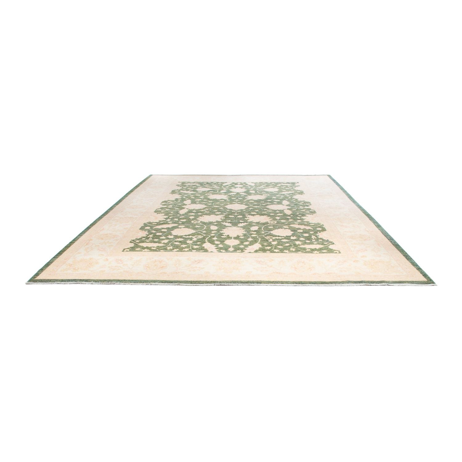 Tapis Ziegler - 404 x 307 cm - vert olive