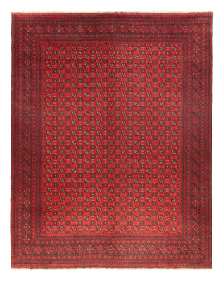 Tapis afghan - Filpa - 392 x 308 cm - rouge bordeaux