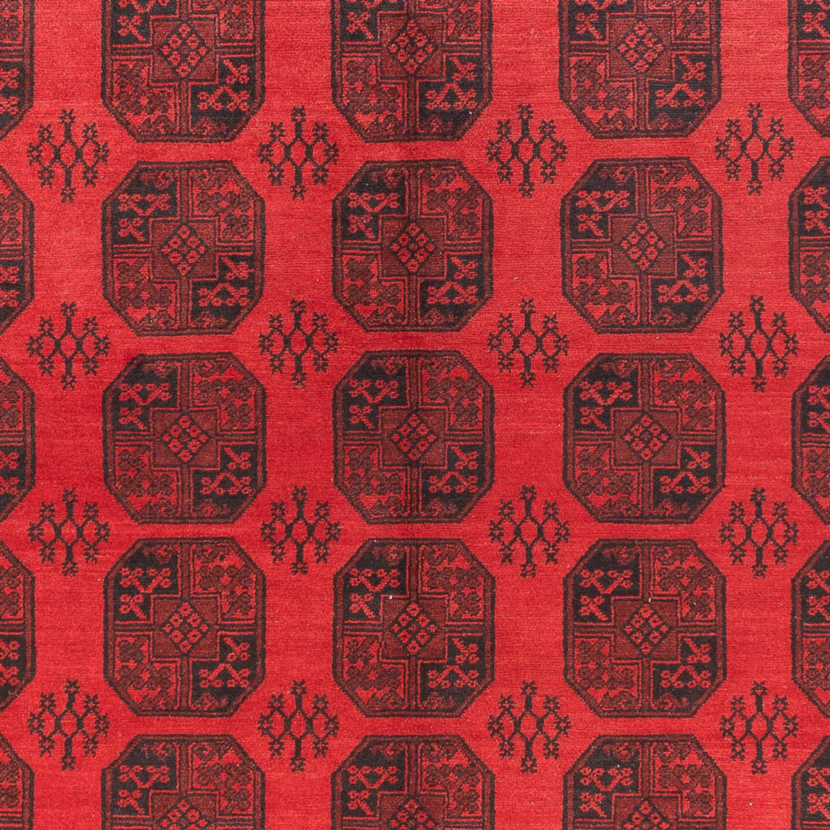 Tapis afghan - Filpa - 384 x 295 cm - rouge
