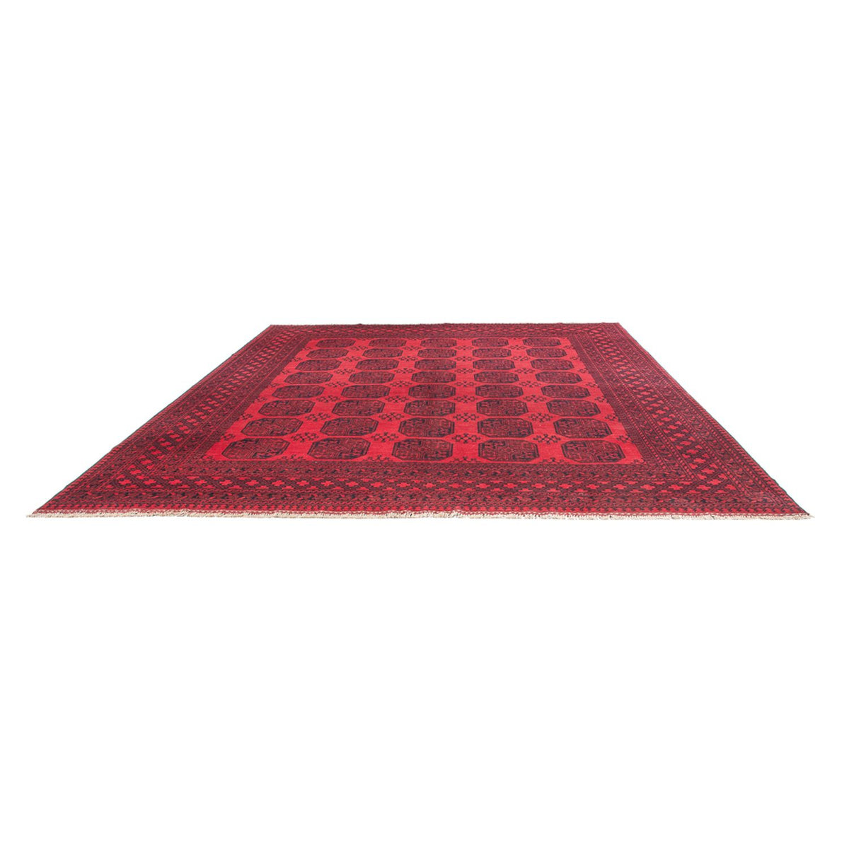 Tapis afghan - Filpa - 384 x 295 cm - rouge