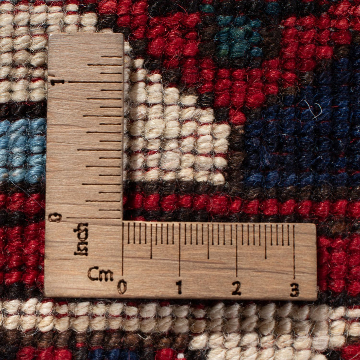 Tapis afghan - 379 x 307 cm - rouge