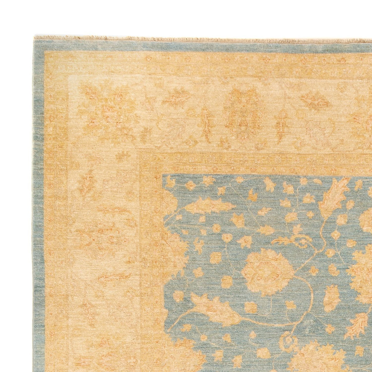 Tapis Ziegler - 393 x 303 cm - bleu clair