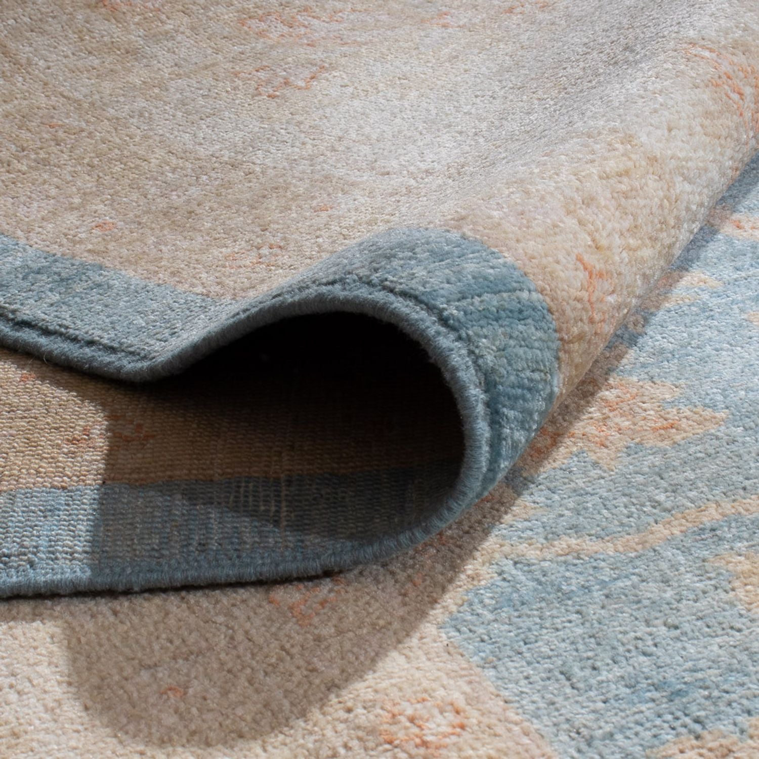 Tapis Ziegler - 393 x 303 cm - bleu clair