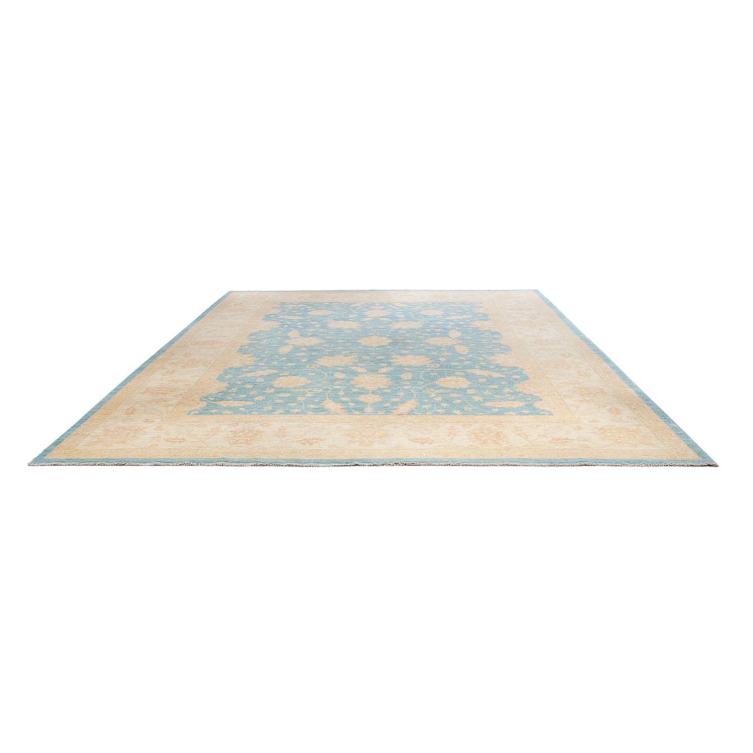 Tapis Ziegler - 393 x 303 cm - bleu clair