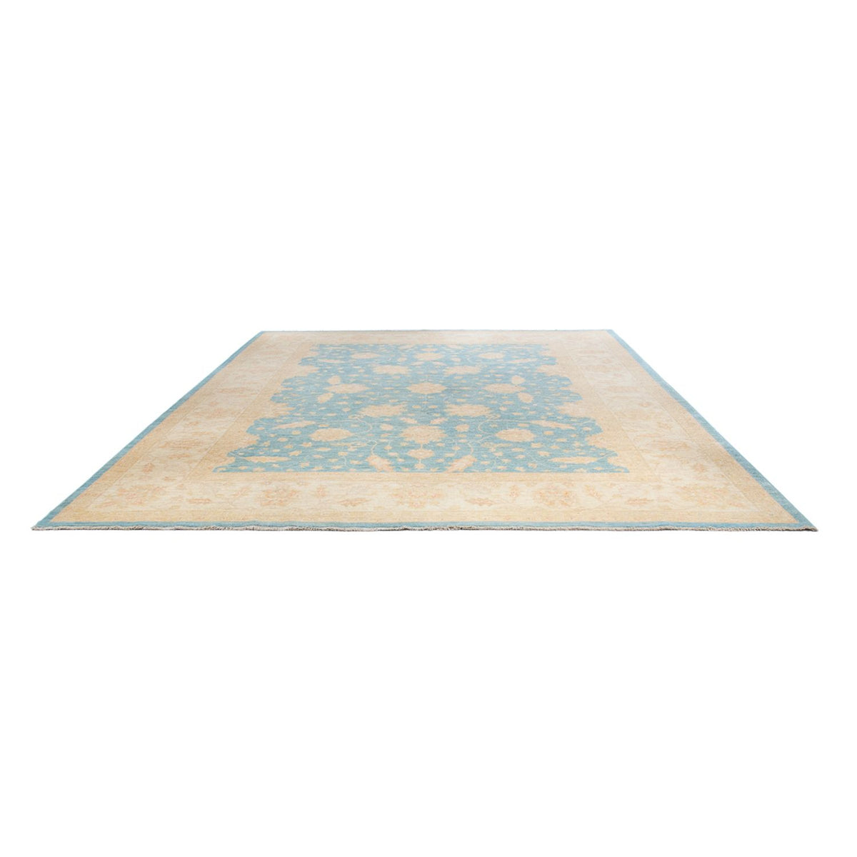 Tapis Ziegler - 393 x 303 cm - bleu clair