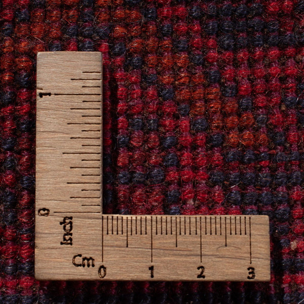 Tapis afghan - 391 x 305 cm - rouge bordeaux