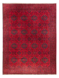 Tapis afghan - 397 x 295 cm - rouge