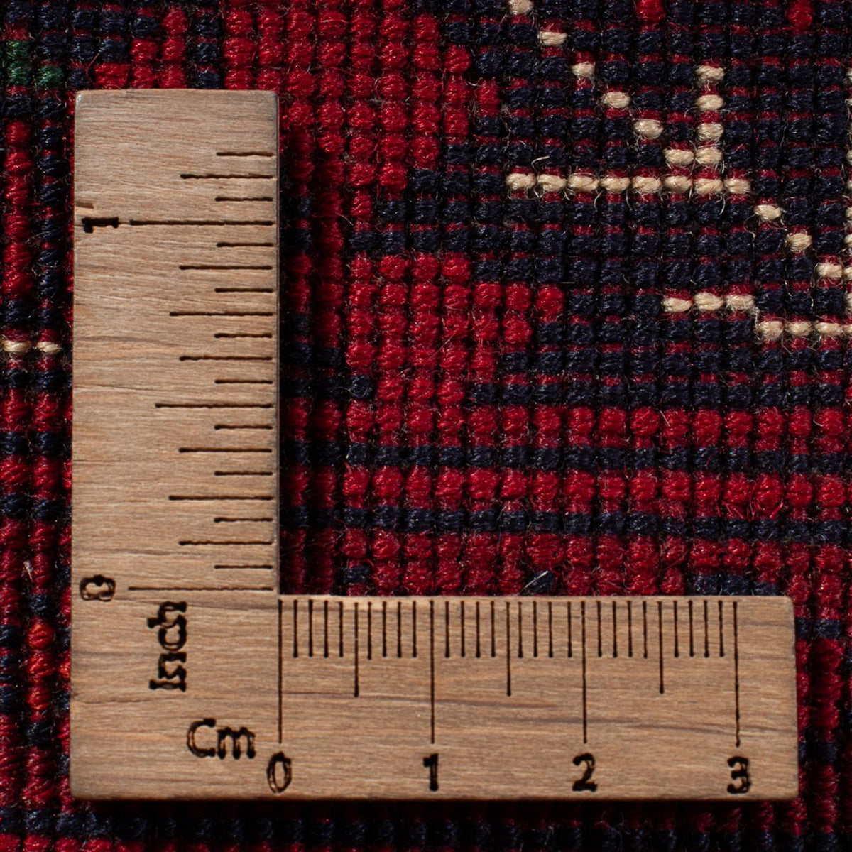 Tapis afghan - 397 x 295 cm - rouge