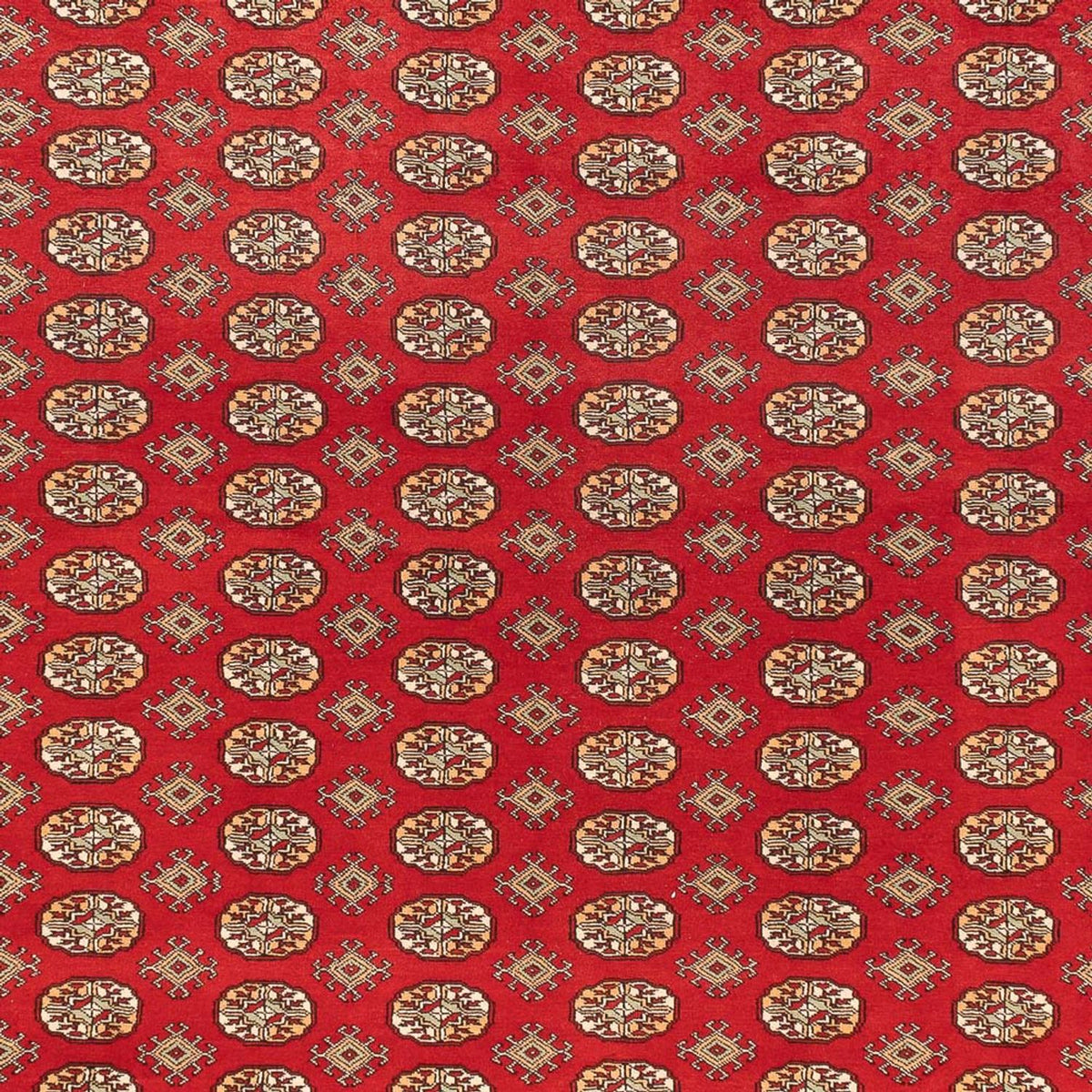 Tapis afghan - Boukhara - 418 x 310 cm - rouge clair
