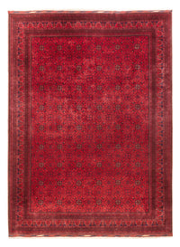 Tapis afghan - 404 x 298 cm - rouge