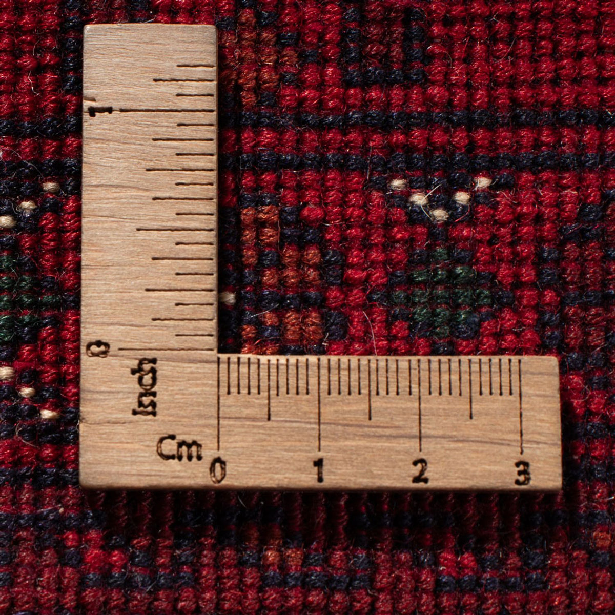 Tapis afghan - 404 x 298 cm - rouge