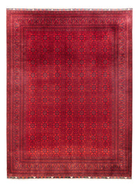 Tapis afghan - 401 x 303 cm - rouge