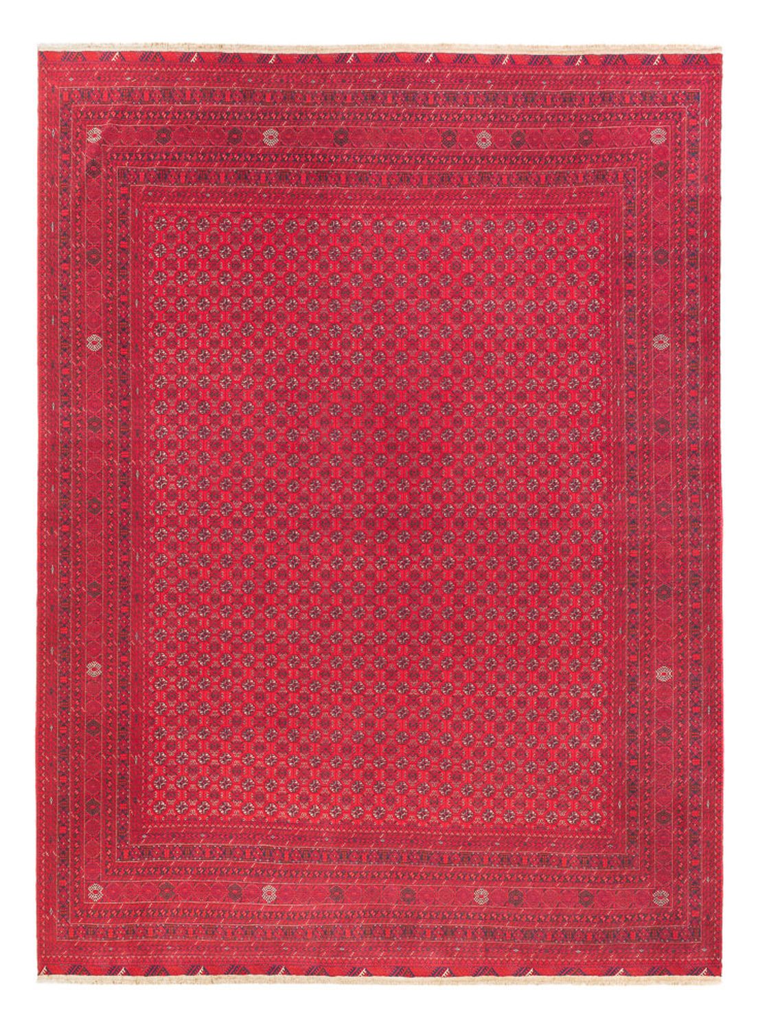 Tapis afghan - Royal - 395 x 294 cm - rouge