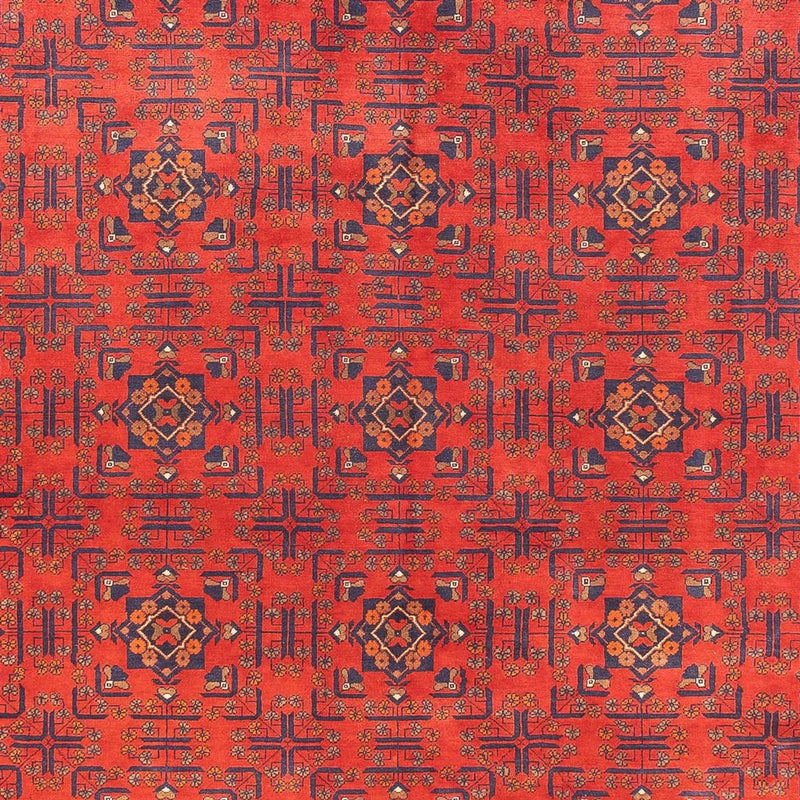 Tapis afghan - Kunduz - 391 x 296 cm - rouge