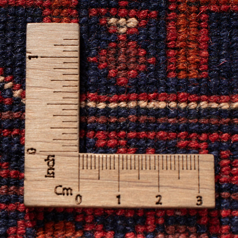 Tapis afghan - Kunduz - 391 x 296 cm - rouge
