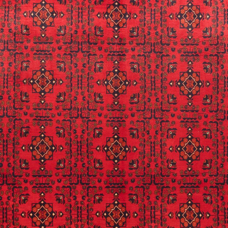 Tapis afghan - Kunduz - 382 x 309 cm - rouge