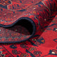 Tapis afghan - Kunduz - 382 x 309 cm - rouge