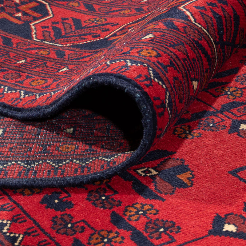 Tapis afghan - Kunduz - 382 x 309 cm - rouge