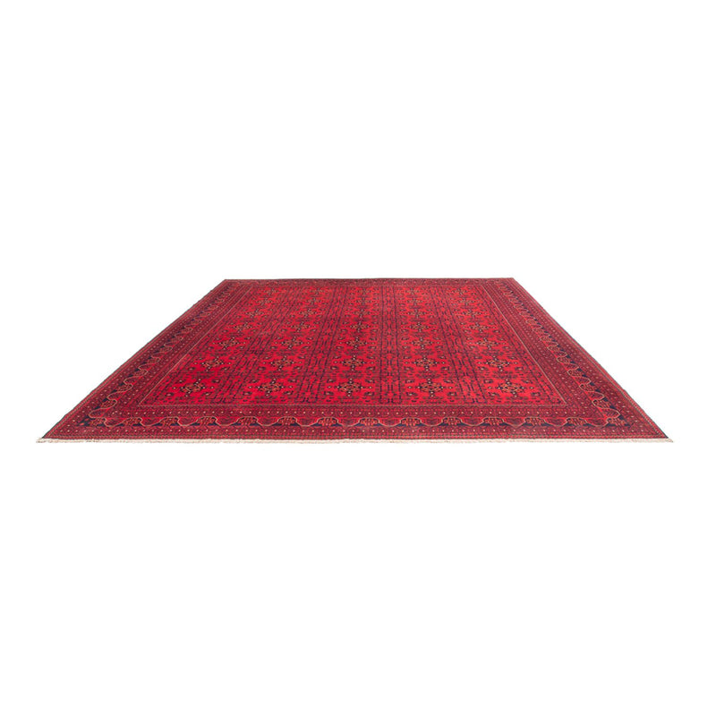 Tapis afghan - Kunduz - 382 x 309 cm - rouge