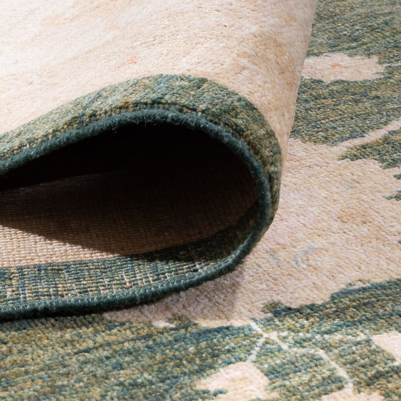 Tapis Ziegler - 360 x 278 cm - vert olive